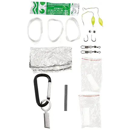 Набір для виживання Fox Outdoor Survival Kit з паракордом Olive, фото 2