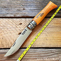 Складний ніж Opinel №9 Carbone VRN, вуглецева сталь (Франція), фото 2