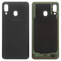 Задняя панель корпуса для Samsung A205F/DS Galaxy A20, черная