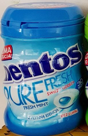 Жуйки Mentos Pure Fresh  Mint 70 г., фото 1