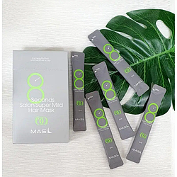 М'яка відновлююча маска для волосся Masil 8 Seconds Super Salon Mild Hair Mask Green 8 мл