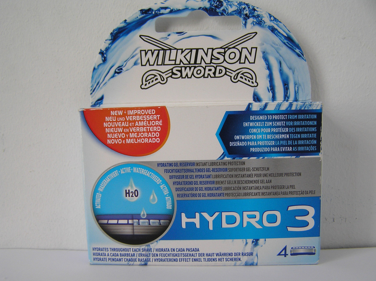 Касети для гоління чоловічі Schick Wilkinson Sword Hydro 3 (Шик гідро 3) 4 шт.