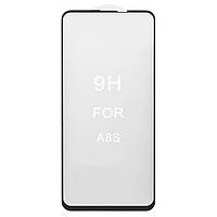 Защитное стекло All Spares для Samsung G8870 Galaxy A8s, 5D Full Glue, черный, cлой клея нанесен по всей