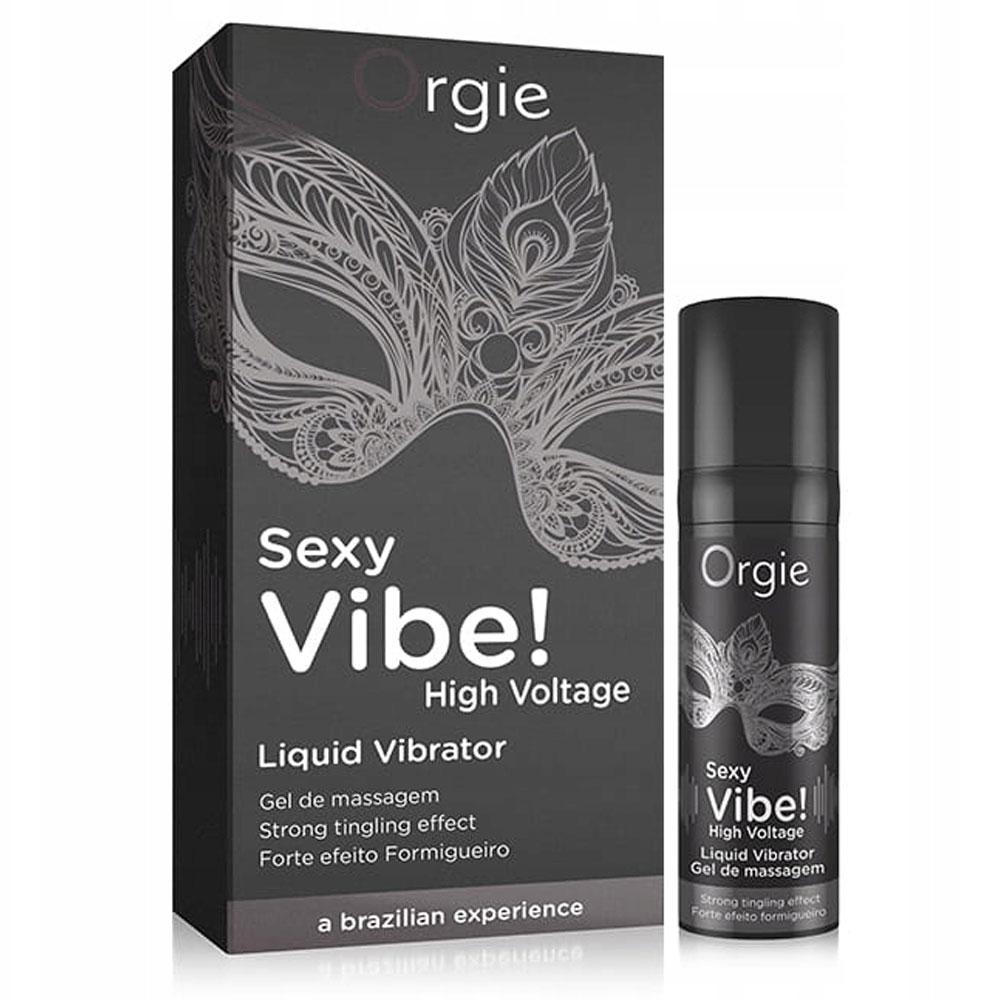 Рідкий вібратор, Збуджувальний гель-вібратор для клітора Sexy Vibe! High Voltage Liquid Vibrator Orgie