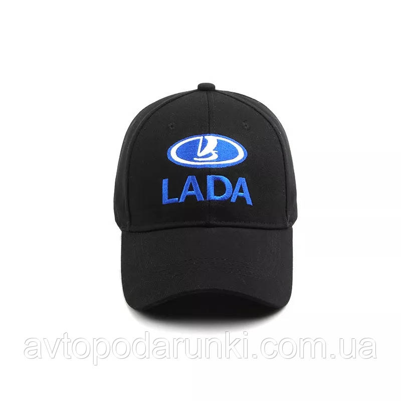 Кепка LADA чорна, бейсболка з логотипом авто LADA