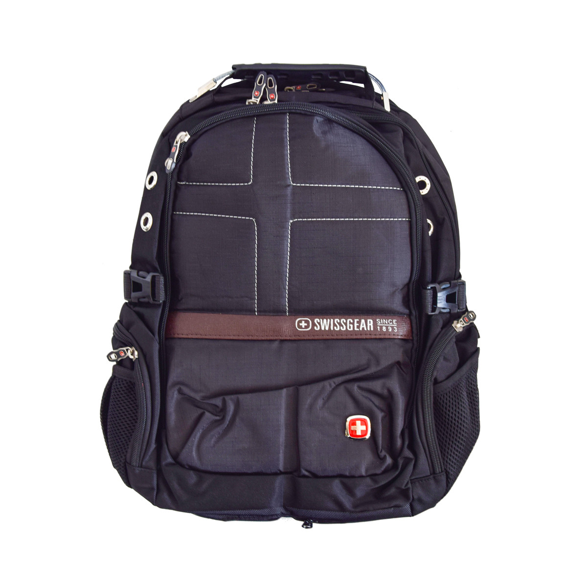 Рюкзак городской Backpack "9370" 35л Черный рюкзак туристический, водонепроницаемый рюкзак с чехлом (TS) - фото 5 - id-p1657134345