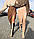 Красива замшева жіноча спідниця середньої довжини на запах, фото 3