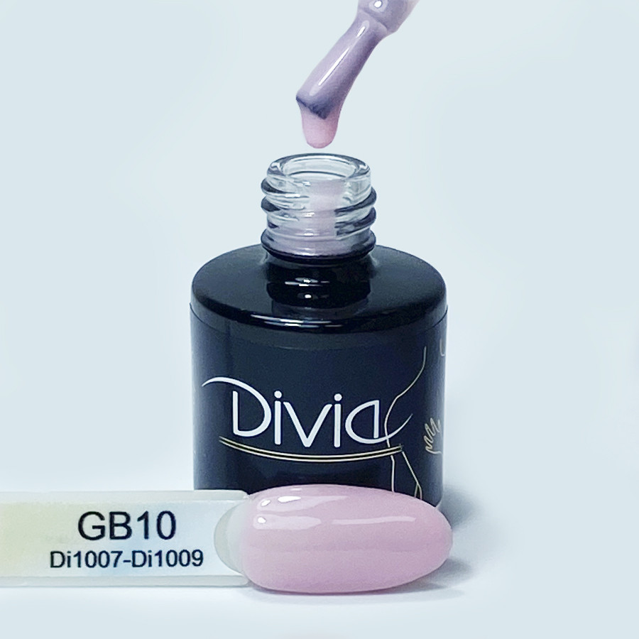Divia - База камуфлююча Gummy Base №GB1510 (Milky Pink) (15 мл)