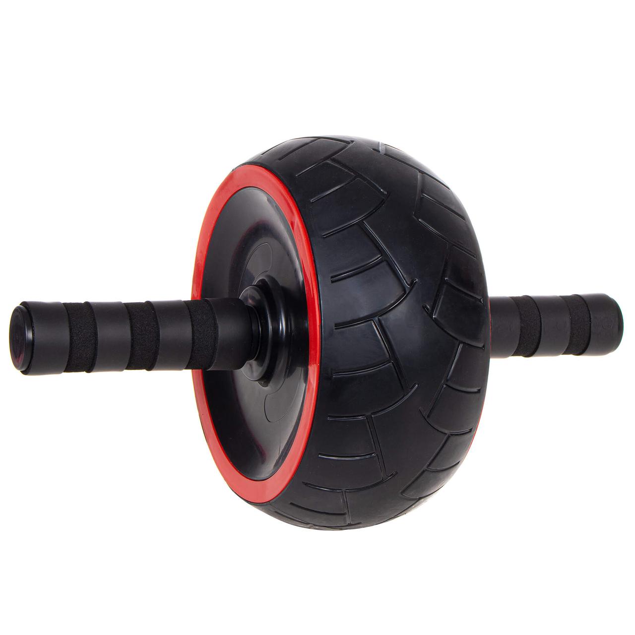 Ролик (колесо) для пресса Springos AB Wheel FA5020 Black/Red . - фото 2 - id-p1657180653
