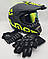 Мотошолом Ендуро H631M для мотокросу або квадроцикла + КОМПЛЕКТ у Подарунок (Окуляри, Рукавички, Балаклава), фото 9
