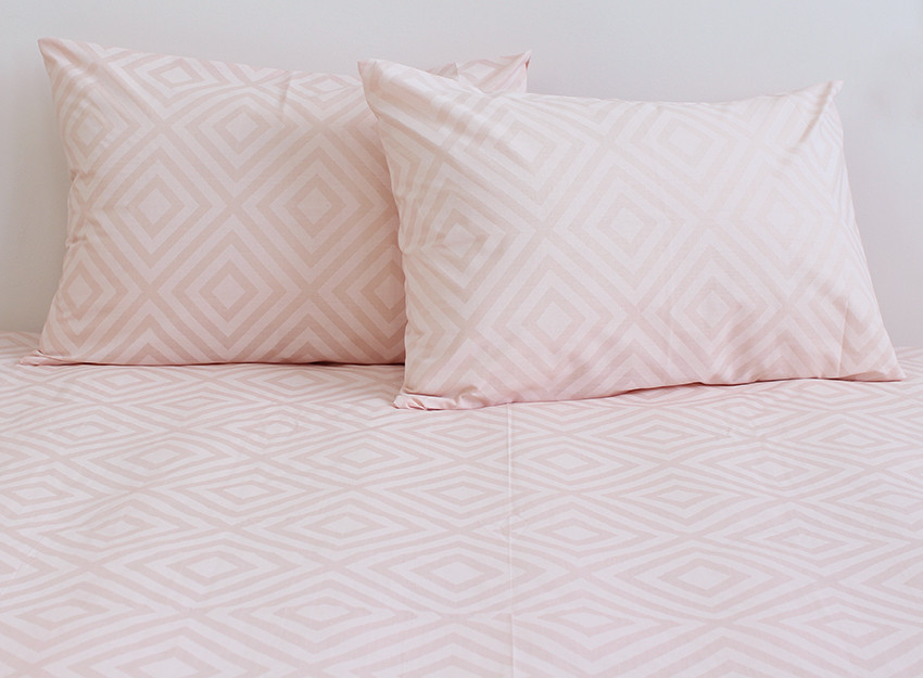 Комплект постільної білизни ТМ TAG полуторна R124pink