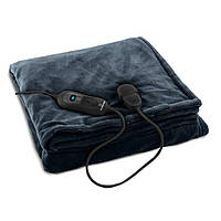 Электрическое одеяло, электроодеяло, плед с подогревом, покрывало Klarstein Dr. Watson 180*130 цвет синий