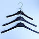 Вішалки для дитячого одягу чорні. Тремпель для будинку, школи і магазин одягу, 26 см, фото 2