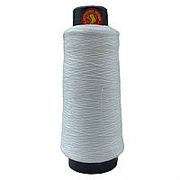 Нитка біла капронова текс 187 на великому конусі 375 гр, 0,55 мм, 2000 м