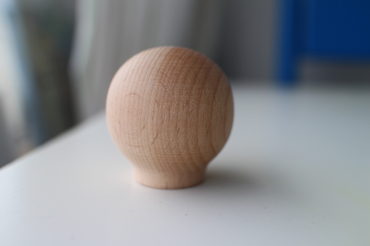Ручка для Мебели Деревянная Круглая 40мм Неокрашенная — Купить Недорого ...