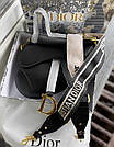 Жіноча сумка Крістіан Діор чорна Christian Dior Black, фото 8
