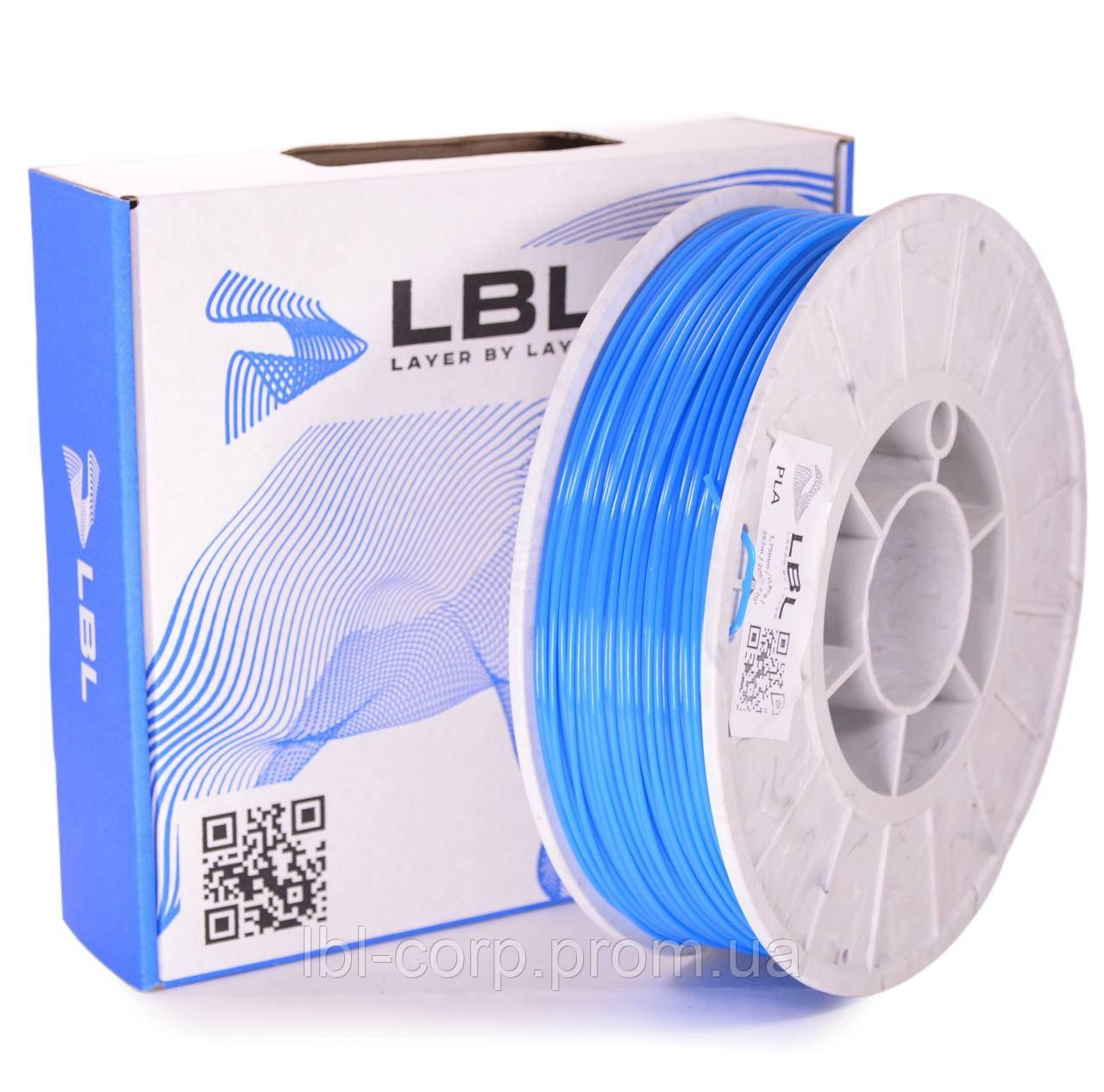 PLA пластик для 3D принтера Блакитний 0.800 кг / 230 м / 1.75 мм