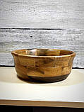 Дерев'яна тарілка ручної роботи (горіх), фото 5