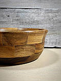 Дерев'яна тарілка ручної роботи (горіх), фото 7