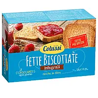 Грінки/Тости Fette Biscottate Integrali Colussi 645 г (Італія)