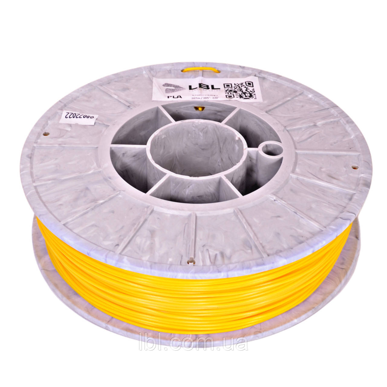 PLA (ПЛА) пластик для 3D принтера Жёлтый 0.800 кг / 230 м / 1.75 мм - фото 3 - id-p1498889255