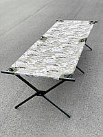 Армійська розкладачка НАТО для військових. Складне армійське ліжко з чохлом для зберігання та перенесення