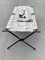 Розкладачка армійська НАТО для військових. Армійське складане ліжко з чохлом для зберігання та перенесення