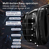 Навушники Bluetooth ONIKUMA Gaming CAT B90 з підсвічуванням, чорні, фото 5