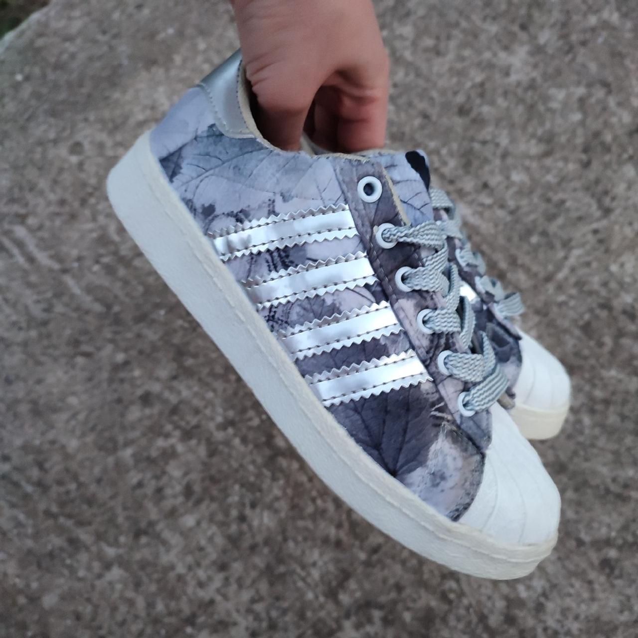 Кросівки під Adidas SuperStar GREY сірі з принтом підліткові унісекс