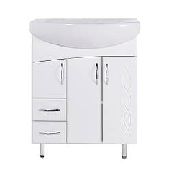 Тумба Юджин 70 Д3Ш2 під умивальником Лотос 70