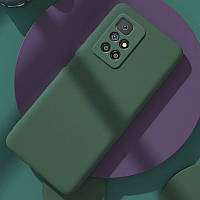 Силіконовий чохол із мікрофіброю для Xiaomi Redmi 10 2022 зелений тонкий матовий