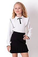 Шкільна блузка для дівчинки Mevis 4183 молочний 116
