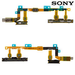 Шлейф Sony Xperia Z3 Compact Mini D5803, D5833, кнопки вмикання, бічних клавіш, з вібро, оригінал