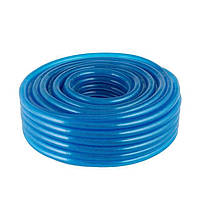 Шланг для води тришаровий, синій, у відрізках по 50м, 19ммx2ммx50м, армований PVC INTERTOOL GE-4076