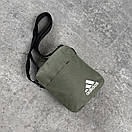 Барсетка від українського виробника з білим лого, фото 3