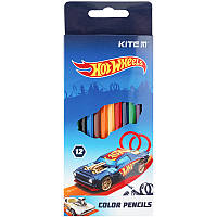 Карандаши цветные Kite Hot Wheels HW21-051, 12 шт.