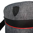 Сумка-месенджер чоловіча кольору темно-сірий меланж, фото 3