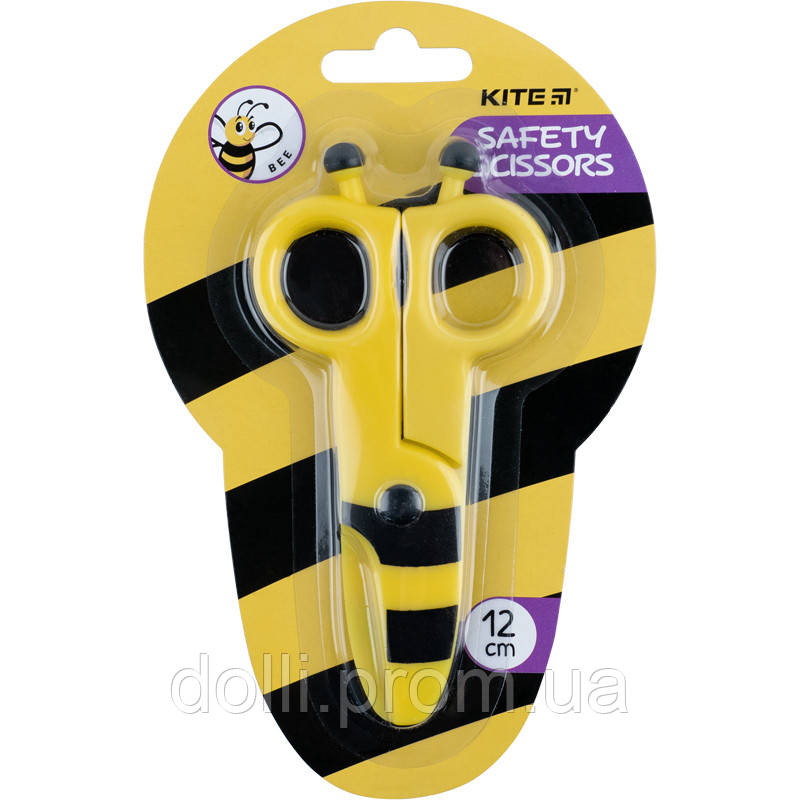 Ножиці дитячі безпечні Kite Bee K22-008-01, 12 см