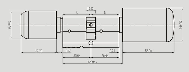 электронный rfid цилиндр