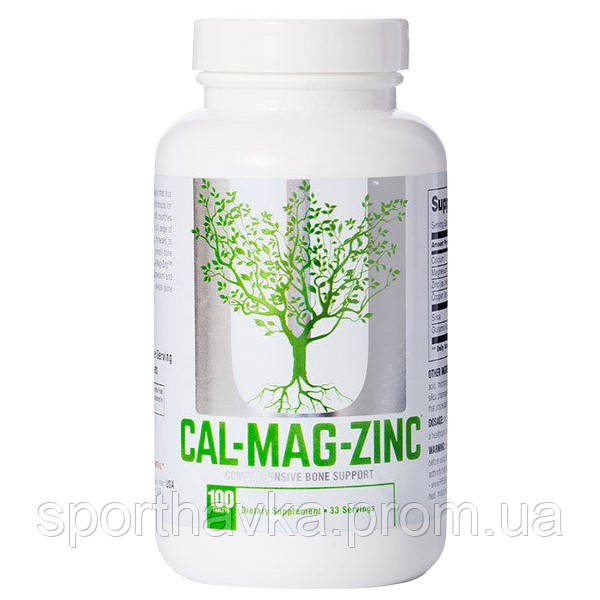 Купить Calcium Zinc Magnesium Universal (100 таблеток), цена 520 грн ...