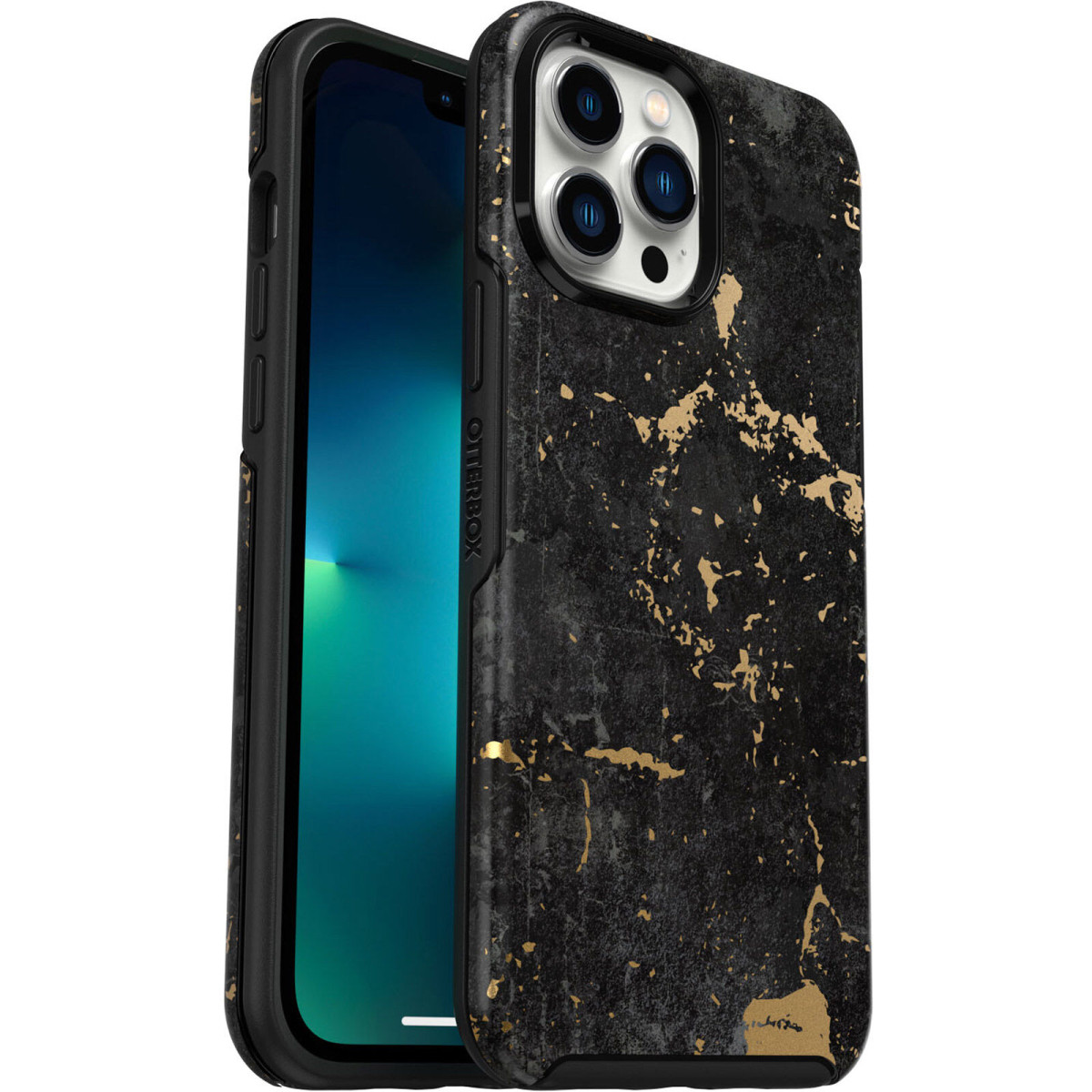 Чохол OtterBox Symmetry для iPhone 12 Pro Max / 13 Pro Max Enigma Black Graphic (77-84984)