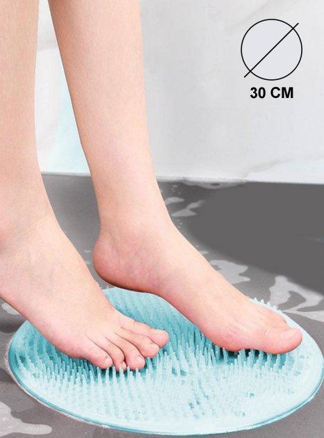 Антиковзний масажний килимок для ніг у ванну, масажний нековзний силіконовий килимок