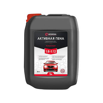 Піна активна 5 л, концентрат 1:8 - 1:12 INTERTOOL FS-9025 Активна піна