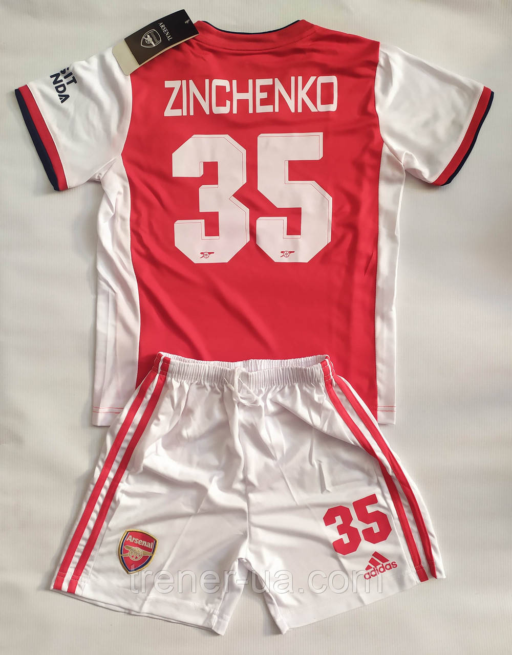 Футбольна форма дитяча в стилі Adidas/форма Zinchenko Arsenal/Зінченко в Арсеналі