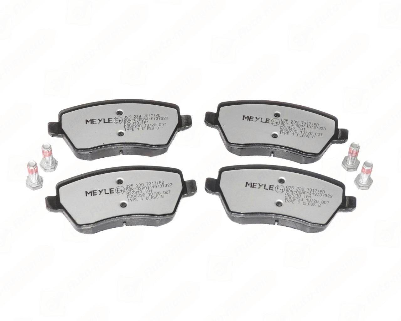 Дискові гальмівні колодки (передні) на Renault Dokker 2012-> — Meyle - 0252397317/PD
