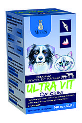 Вітаміни Modes Ultra Vit Calcium (Модес Ультра Віт Кальцій для собак та котів) 140шт/0.5г