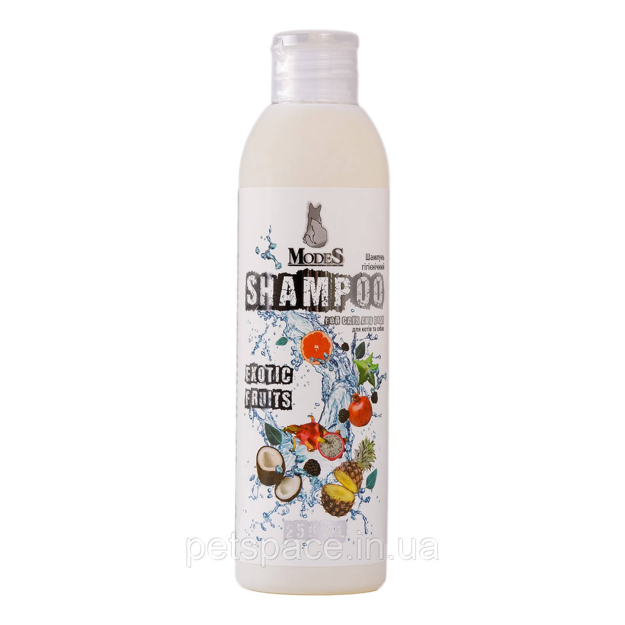 Шампунь Modes Shampoo Fruit boom Exotic Fruits (Модес для кішок і собак з екзотичних фруктів), 250мл