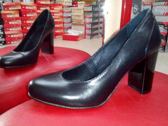 Туфлі жіночі чорні на підборах LEXI, фото 2