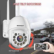 Wi-Fi камера відеоспостереження Boavision HD22M102M (2MP, PTZ, RJ45), фото 3