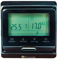 Терморегулятор програмований Castle M6.716 black 16A 230V з датчиками t*